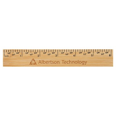 6" Bamboo Ruler