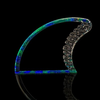 Falling Wave w/Chipped Edge