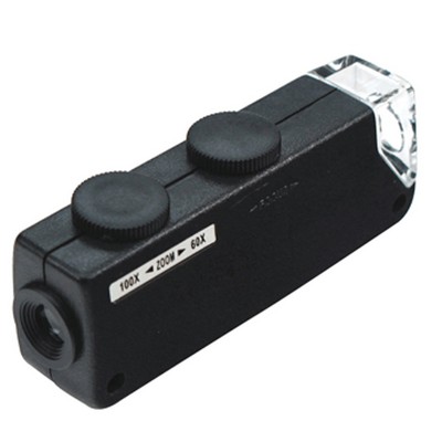 60x -100x Illuminated Black Mini Microscope