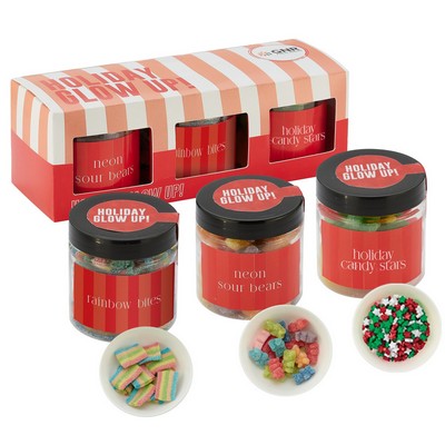 3 Way Signature Candy Jar Sets - Holiday Glow Up!