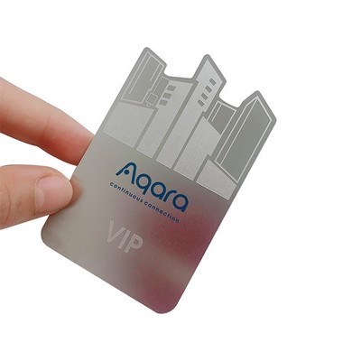 Stainless Steel Shaped Business Card