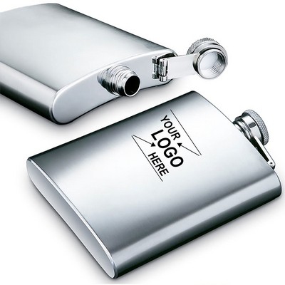 8 Oz. Stainless Steel Hip Flask