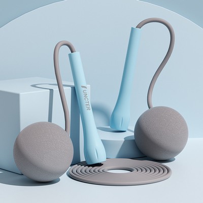 Cordless Jump Ropes with Large Ball for Fitness 2" 1 Adjustable Skipping Rope Speed Ropeless