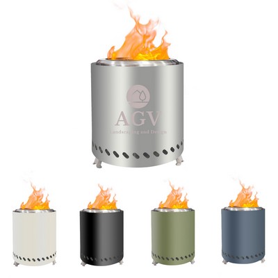 Mini Stainless Steel Fire Pit – Portable Smokeless Heater