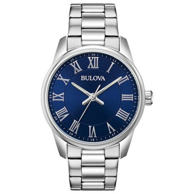 Bulova Men's Classi Watch with Blue Dail