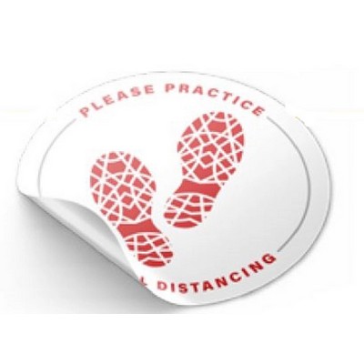 Concrete Screen Print Floor Decal (117 to 175 Square Inches)