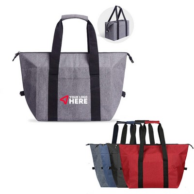 Collapsible Large Cooler Tote Insulated Lunch Bag