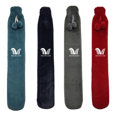 Long Plush Hot Water Bottle