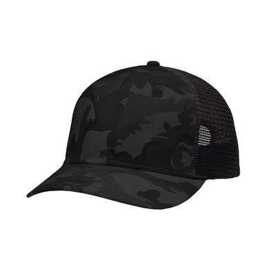 Sportsmanª Nylon Camo Mesh Trucker Cap (Embroidered)
