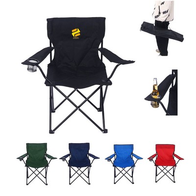 Folding Camping Chair with Cup Holder