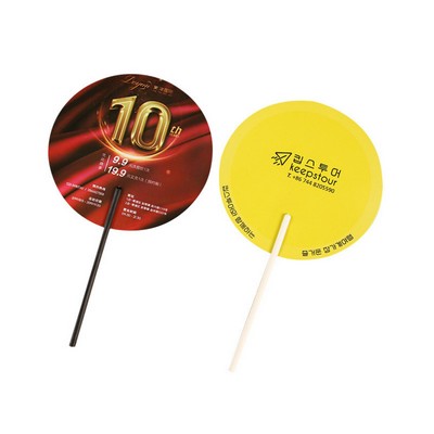 One-Handle Plastic Fans