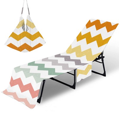 Microfiber Lounge Chair Towel Cover Outdoor Chair Cover