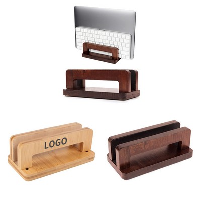 Wood Vertical Laptop Stand