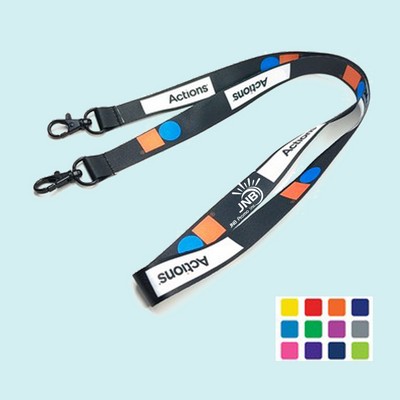 Custom Bulldog Clip Lanyard
