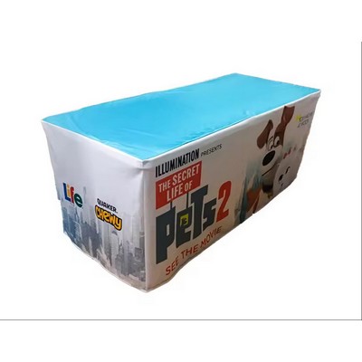 Economic Budget Tablecloth FITTED 4 Side 6' 160g Polyester