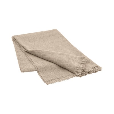 blomus Merino Moonbeam Beige Wool Throw