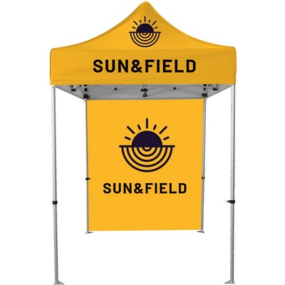 5' x 5' Hex Anodized Aluminum Frame Tent Kit w/Full Rear Wall