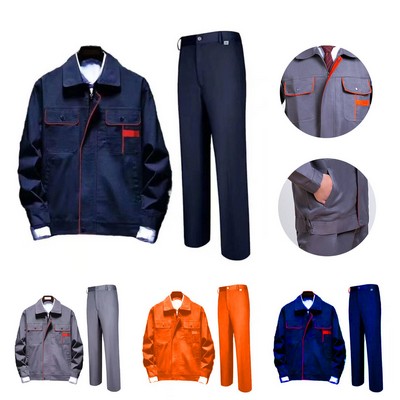 Long-Sleeve Protective Workwear Set