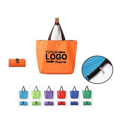 Portable Various Folding Oxford Reusable Grocery Tote Bag