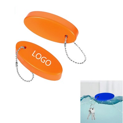 Round Plush Floater Keychain