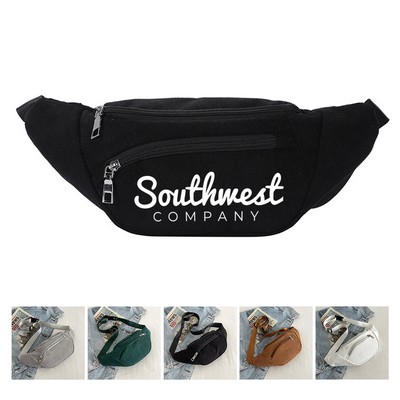 Spacious Corduroy Fanny Pack