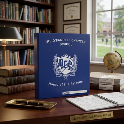 1" Round Ring 11" x 8.5" .035 Gauge Poly Binder