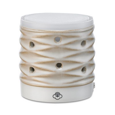 Serene House® Net White Ceramic No-Spill Wax Melt Wall-Plug