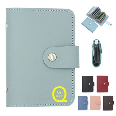 Business Card Holder w/ 26 Card Slots