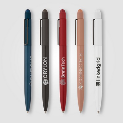 Evo Softy Recycled Aluminum Pen w/ Stylus - Laser