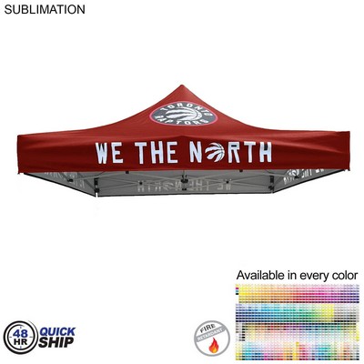 48 Hr Quick Ship - 10' Premium Tent Canopy only, Full Bleed Dye Sublimation