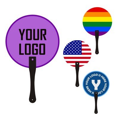 Plastic Advertising Hand Fan