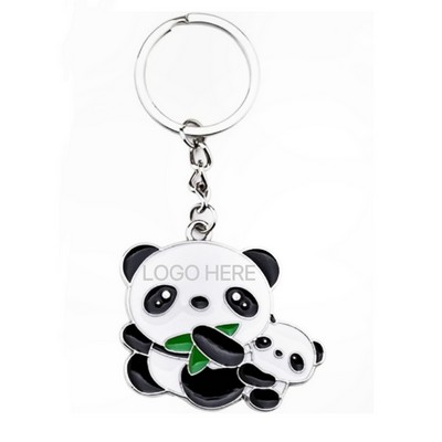Cute Panda Keychain