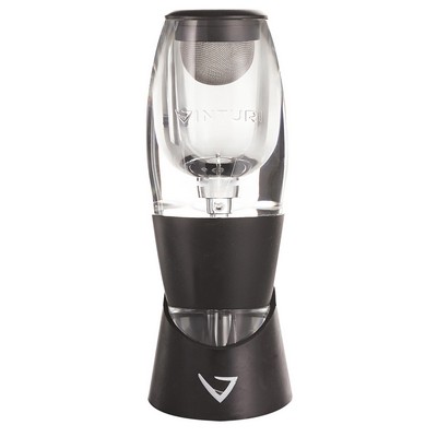 Legacy Vinturi - Red Wine Aerator W/No-Drip Stand - Black