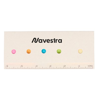 Recycled Milk Carton Sticky Notes & Ruler Pad