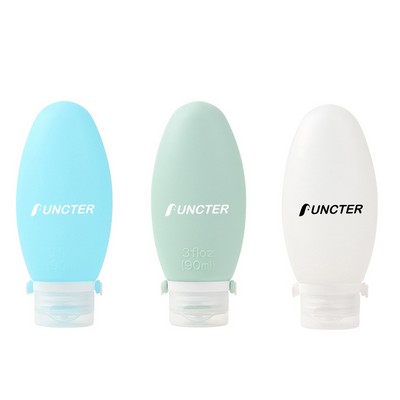 3OZ Portable Refillable Traveling Size Liquid Containers ( 3Pcs Set )