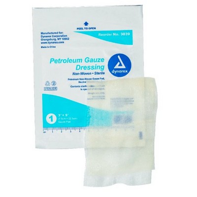 Petroleum Gauze Dressing 3 x 9" (12 pcs)