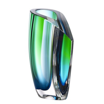 Kosta Boda Mirage Vase Blue/Green Large