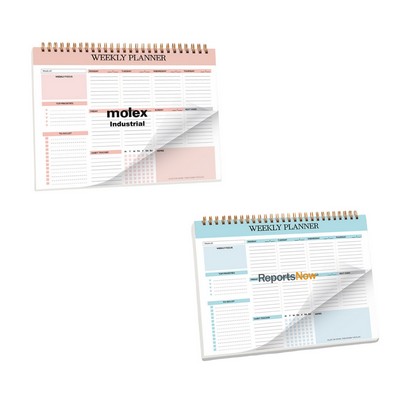 B5 52 Sheets Twin Coil Binding Weekly Planner