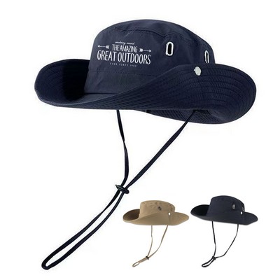 Fashioned Wide Brim Bucket Hat