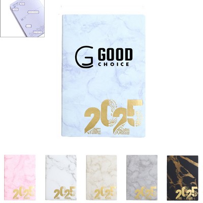 A5 2025 English Calendar Notebook