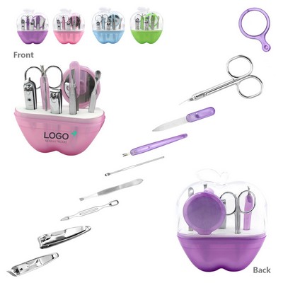 Apple Shape 9 Pieces Manicure Set