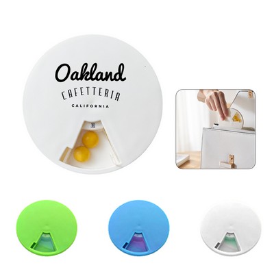 7-Day Round Pill Case Tablet Box