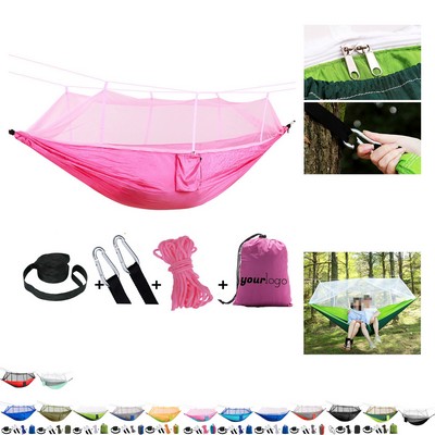 Portable Camping Hammock w/Mosquito Net