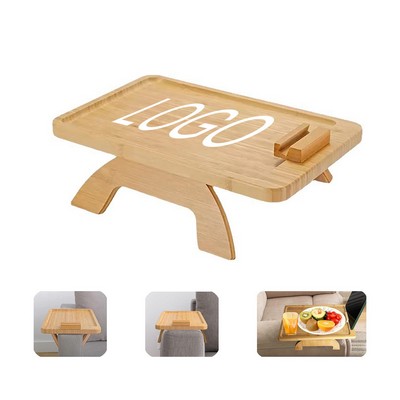 Bamboo Couch Arm Tray