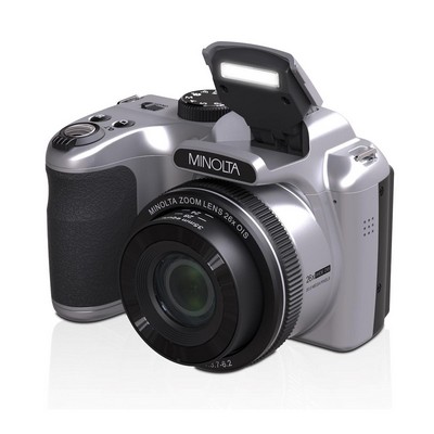 Minolta 20Mp Fhd 26X Optical Zoom Bridge Camera - Silver