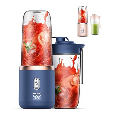 Portable Electric USB Juicer Blender with Two Cups