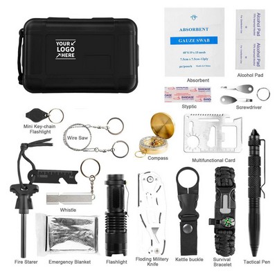SOS Emergency Survival Gear Tool Kit Box