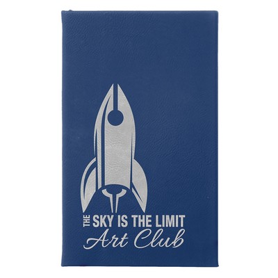 Leatherette Sketch Book with Unlined Notepad