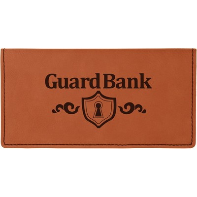 Leatherette Checkbook Cover
