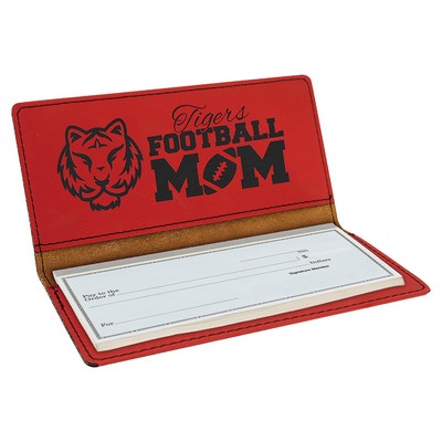 Leatherette Checkbook Cover